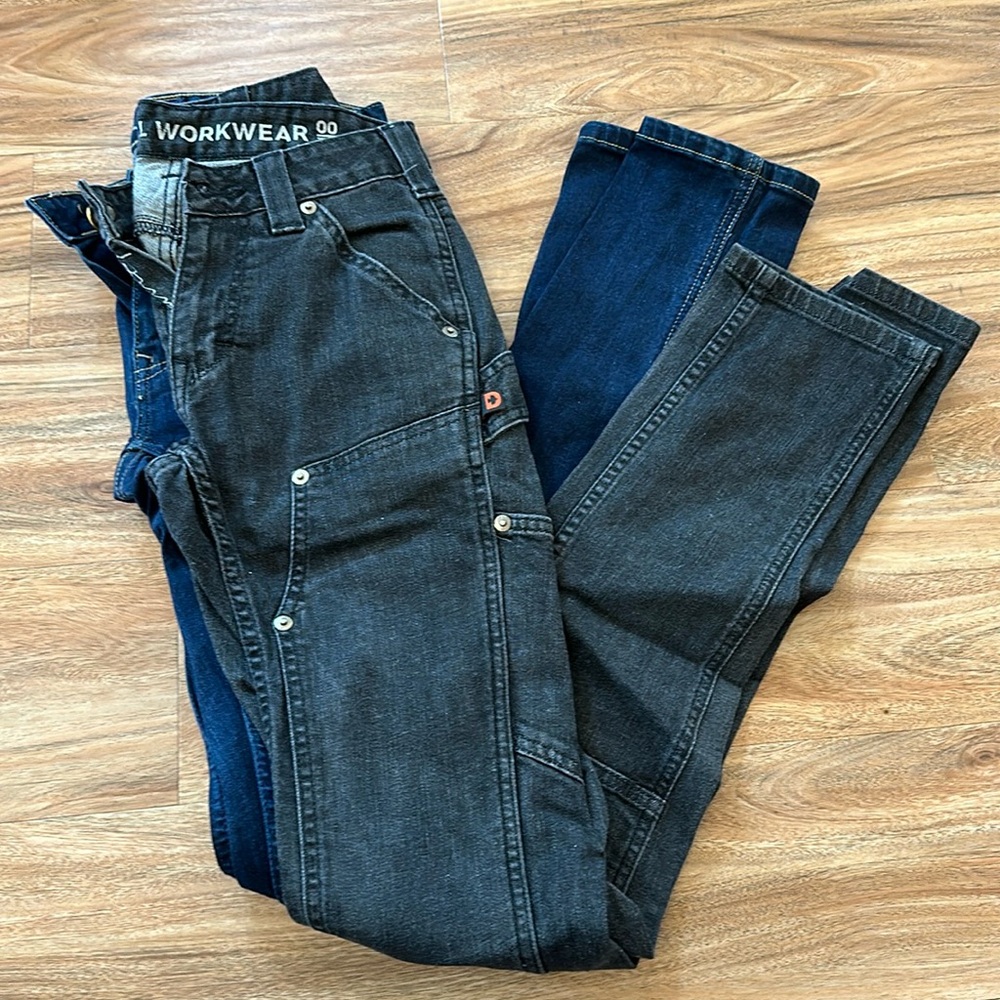 Like new dovetail workwear maven slim - HEATHERED BLACK, 00x34